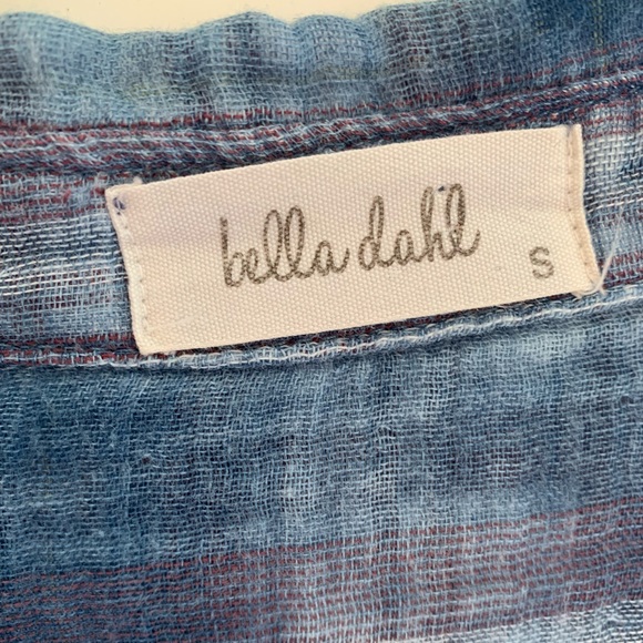 S Bella Dahl Plaid Cozy Crinkle Cotton - like new! Revolve Anthropologie - Picture 2 of 7